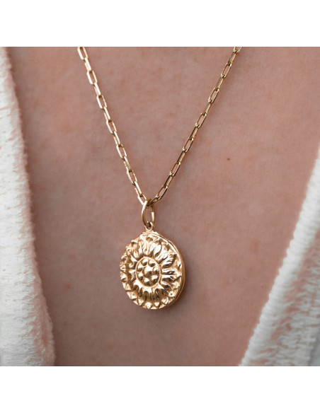 Collier Bloom long et doré - Un de ces quatre - Comptoir Doré