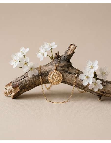 Collier Bloom long et doré - Un de ces quatre - Comptoir Doré