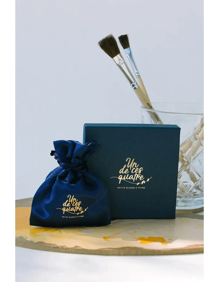 Collier Bulle Chocolat - Un de ces quatre - Comptoir Doré