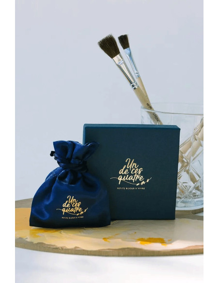 Collier Bulle Chocolat - Un de ces quatre - Comptoir Doré