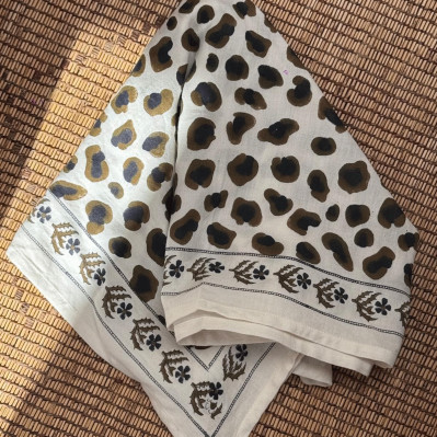 Grand Foulard Écru - Byzantine APW - Comptoir Doré