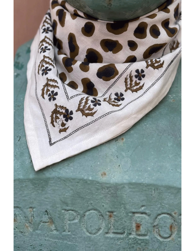 Grand Foulard Écru - Byzantine APW - Comptoir Doré