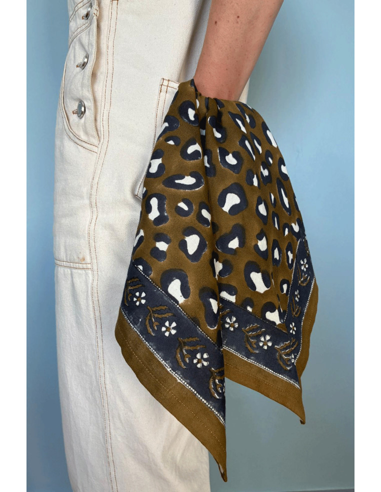 Grand Foulard Kaki - Byzantine APW - Comptoir Doré