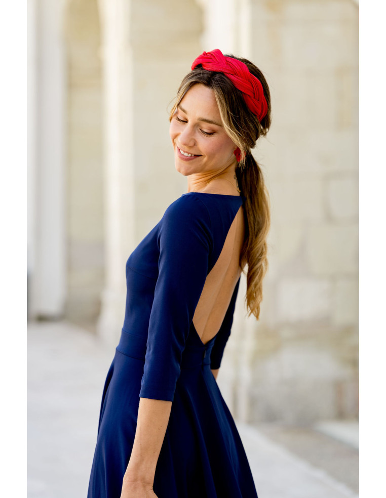 Serre-tête Tressia Rouge - Bellemond - Comptoir Doré