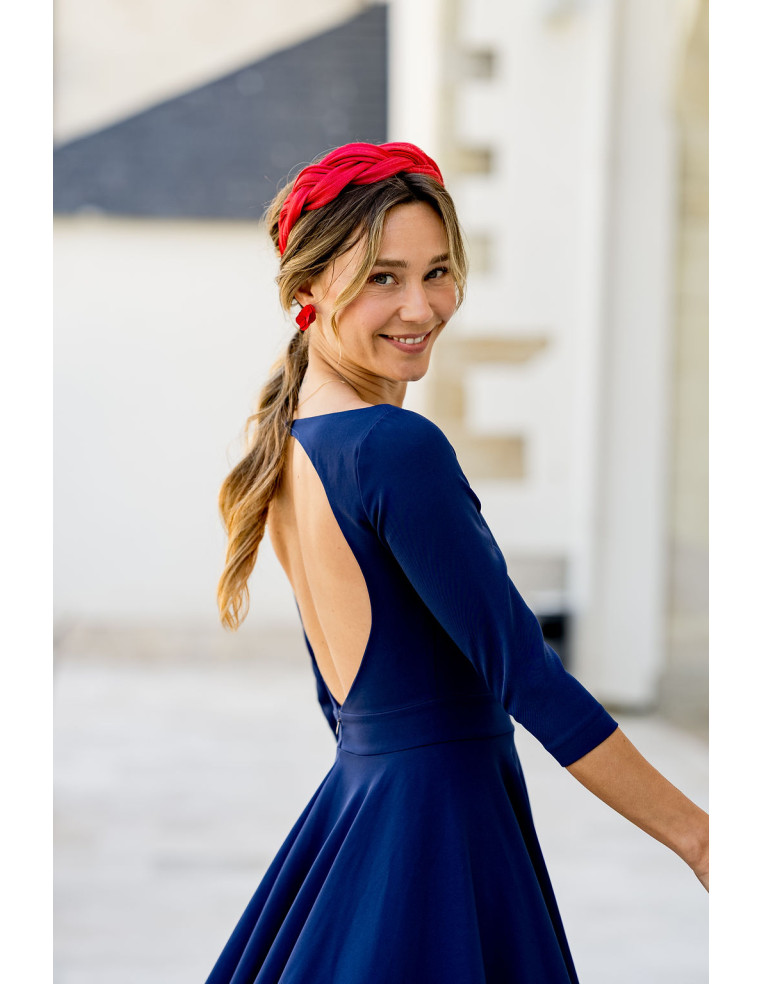 Serre-tête Tressia Rouge - Bellemond - Comptoir Doré