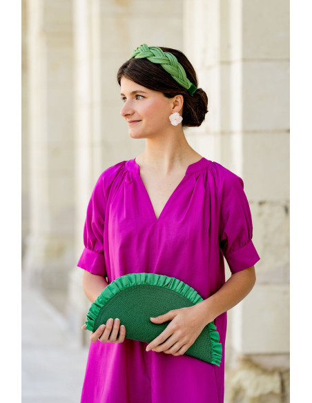 Serre-tête Tressia Vert - Bellemond - Comptoir Doré