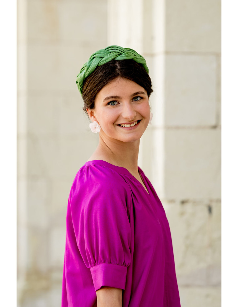 Serre-tête Tressia Vert - Bellemond - Comptoir Doré