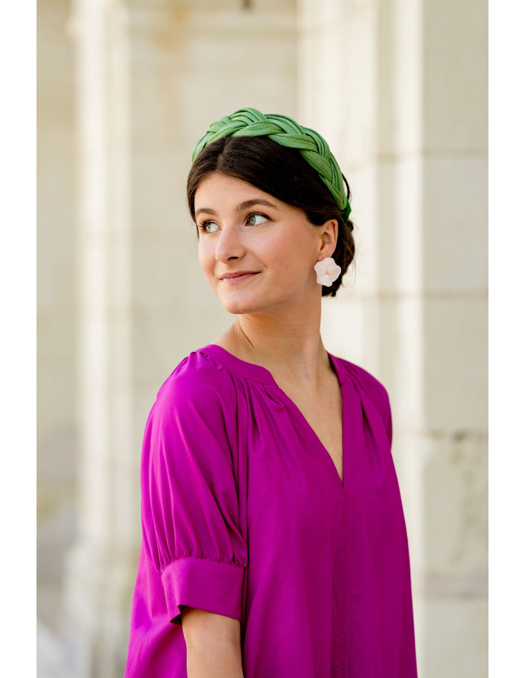 Serre-tête Tressia Vert - Bellemond - Comptoir Doré
