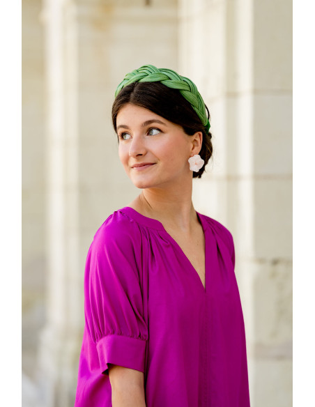 Serre-tête Tressia Vert - Bellemond - Comptoir Doré