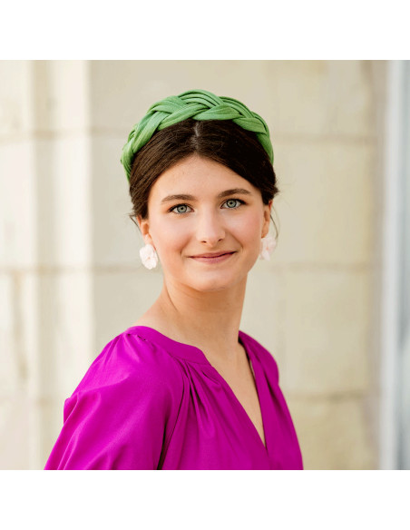 Serre-tête Tressia Vert - Bellemond - Comptoir Doré