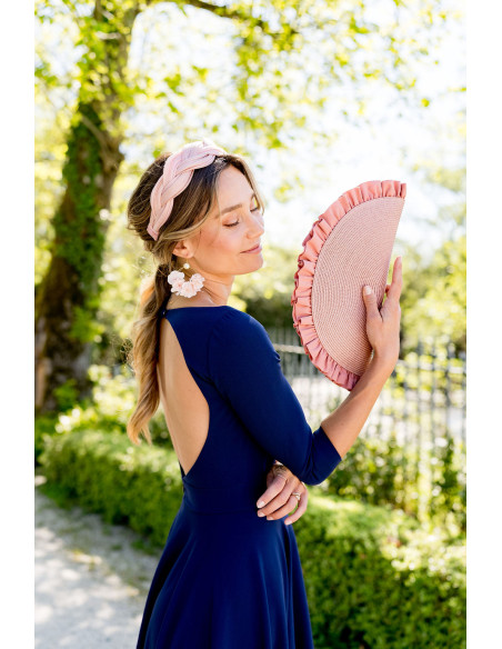 Serre-tête Tressia Rose - Bellemond - Comptoir Doré