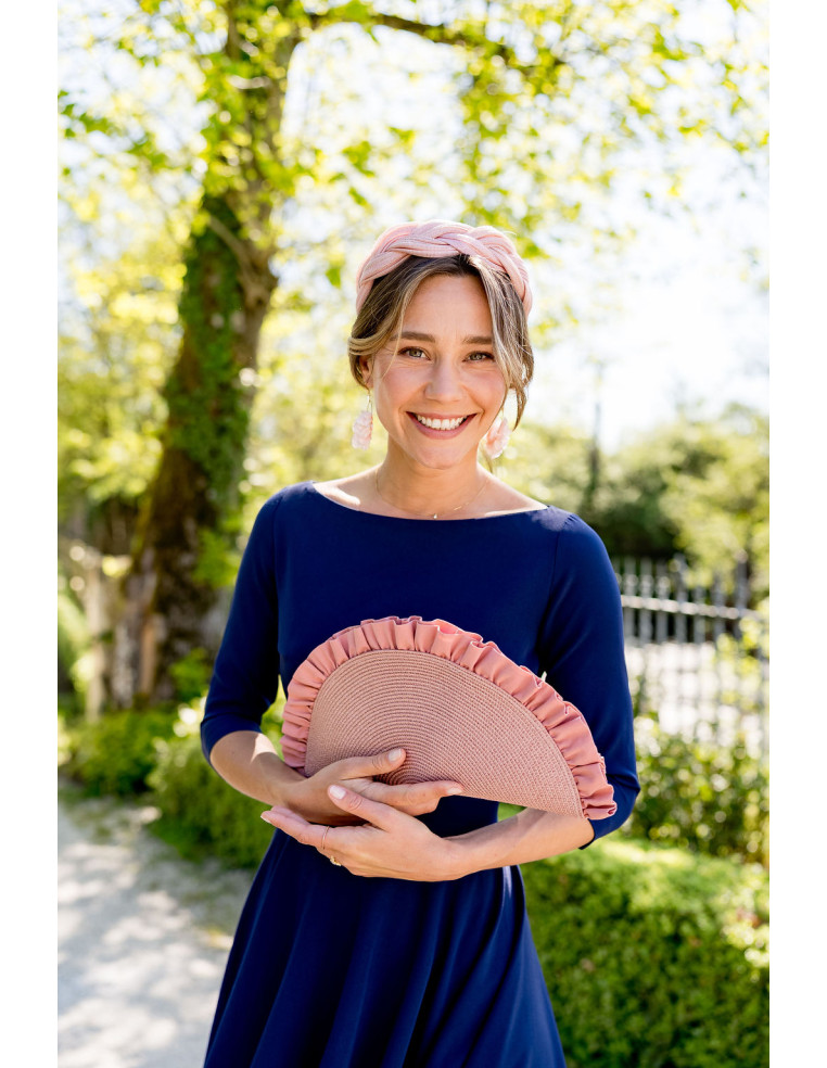 Serre-tête Tressia Rose - Bellemond - Comptoir Doré