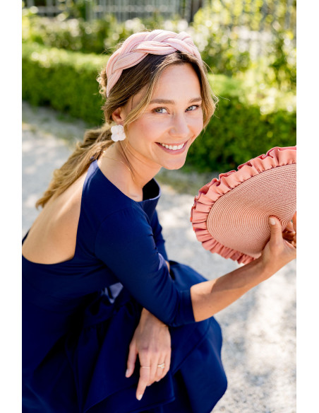 Serre-tête Tressia Rose - Bellemond - Comptoir Doré