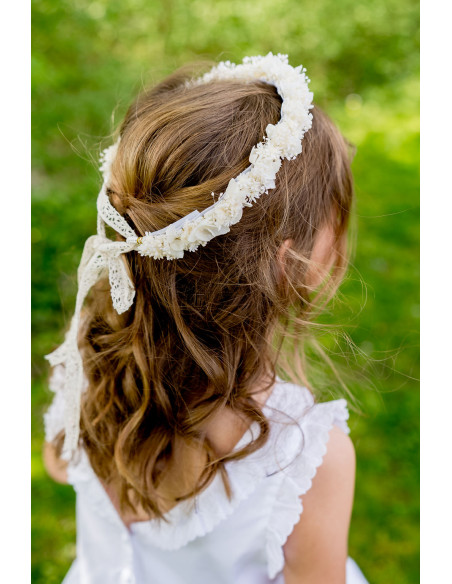 Couronne de fleurs Céleste
