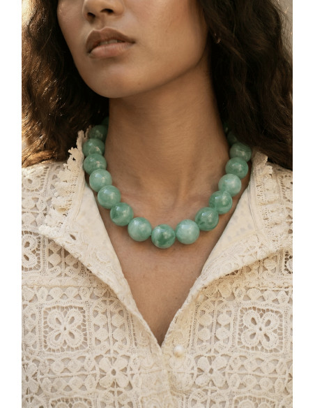 Collier Bulle Vert - Un de ces quatre - Comptoir Doré