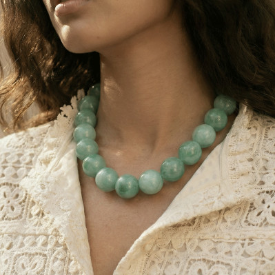 Collier Bulle Vert - Un de ces quatre - Comptoir Doré