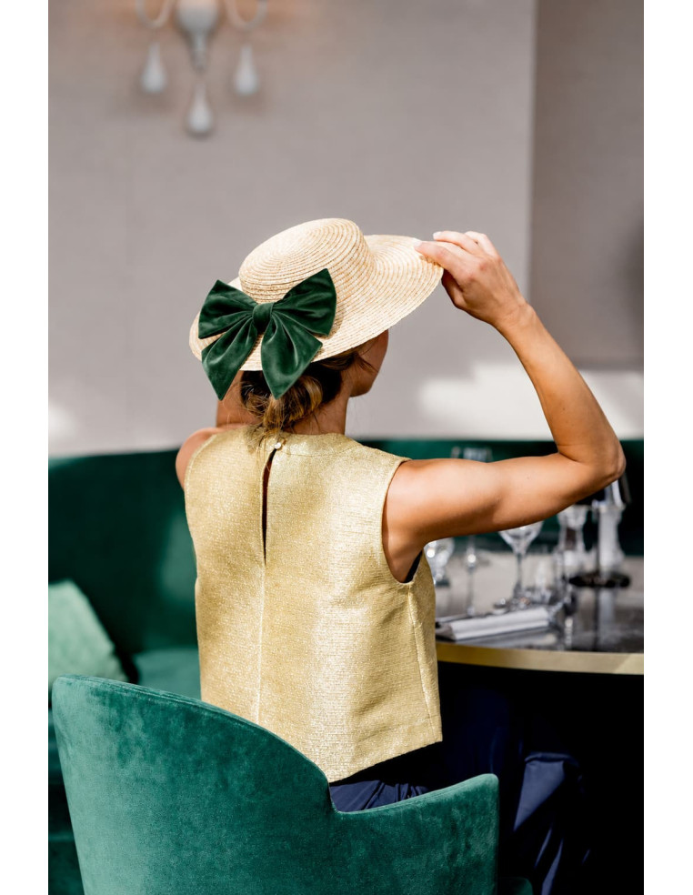 Canotier Scarlett - 2 noeuds au choix - Bellemond - Comptoir Doré