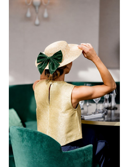 Canotier Scarlett - 2 noeuds au choix - Bellemond - Comptoir Doré