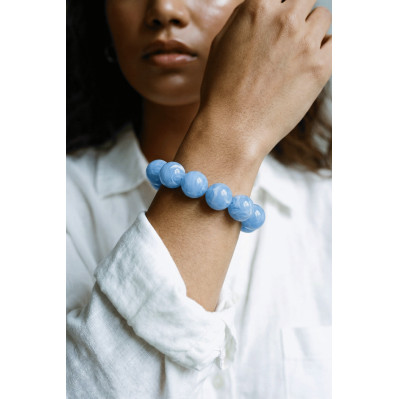 Bracelet Bulle Bleu - Un de ces quatre - Comptoir Doré 2