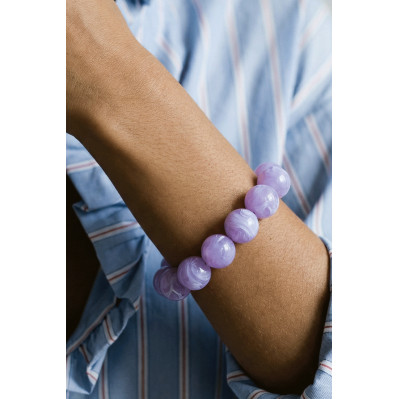 Bracelet Bulle Violet - Un des ce quatre - Comptoir Doré 2