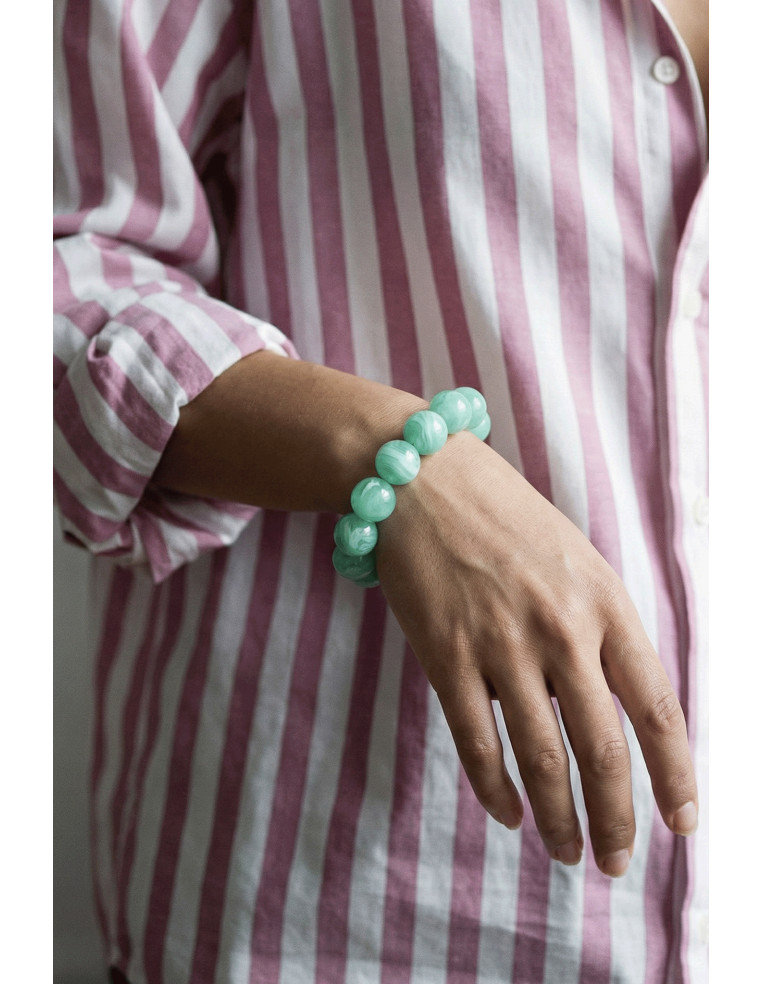 Bracelet Bulle Vert - Un de ces quatre - Comptoir Doré