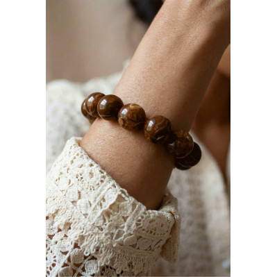 Bracelet Bulle Chocolat - Un de ces quatre - Comptoir Doré 2