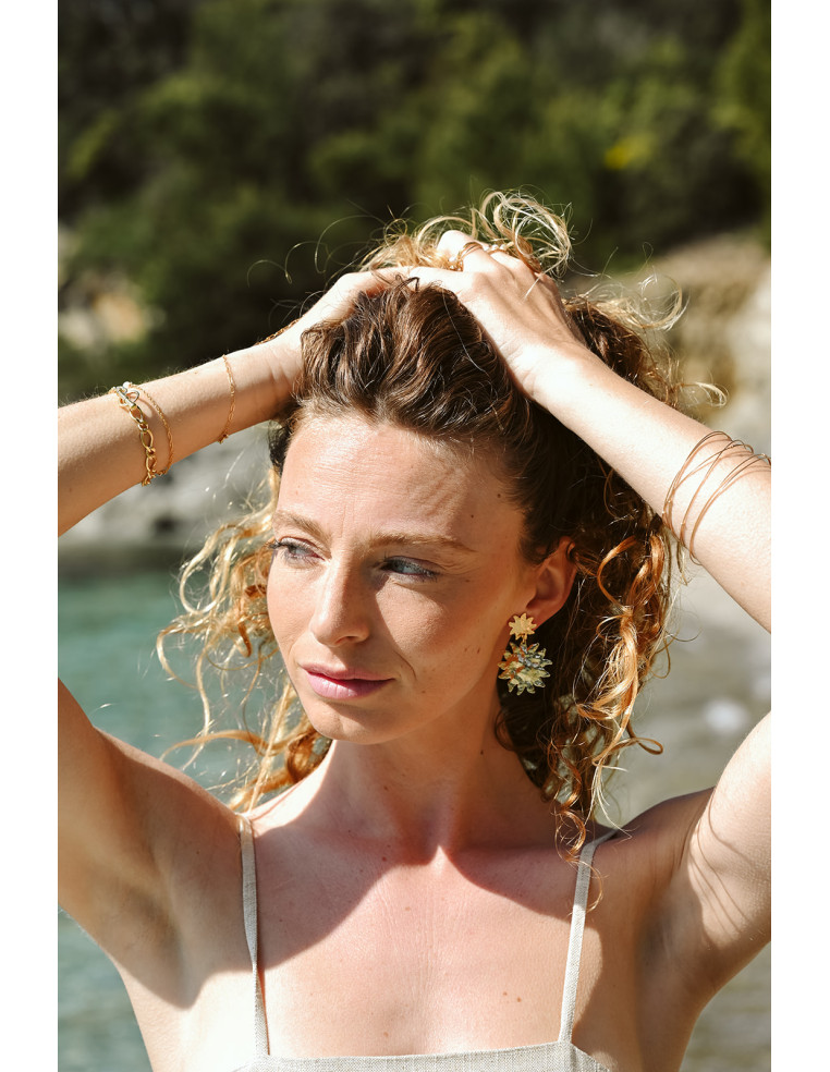 Boucles d'oreilles Luce - Aline - Comptoir Doré