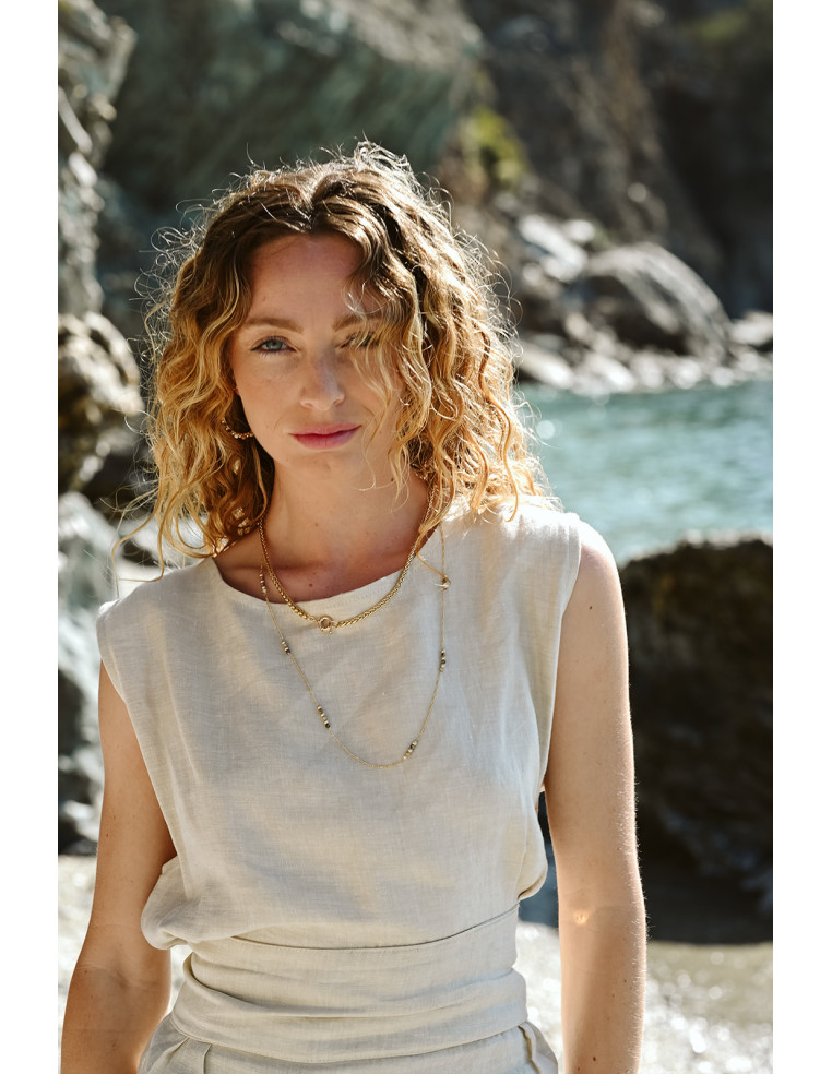 Collier Barry - Comptoir Doré - L'Atelier de Clotilde