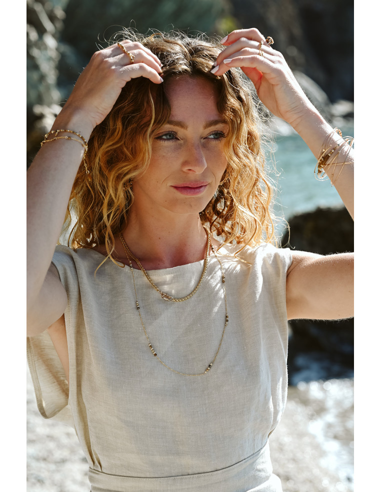 Collier Barry - Comptoir Doré - L'Atelier de Clotilde
