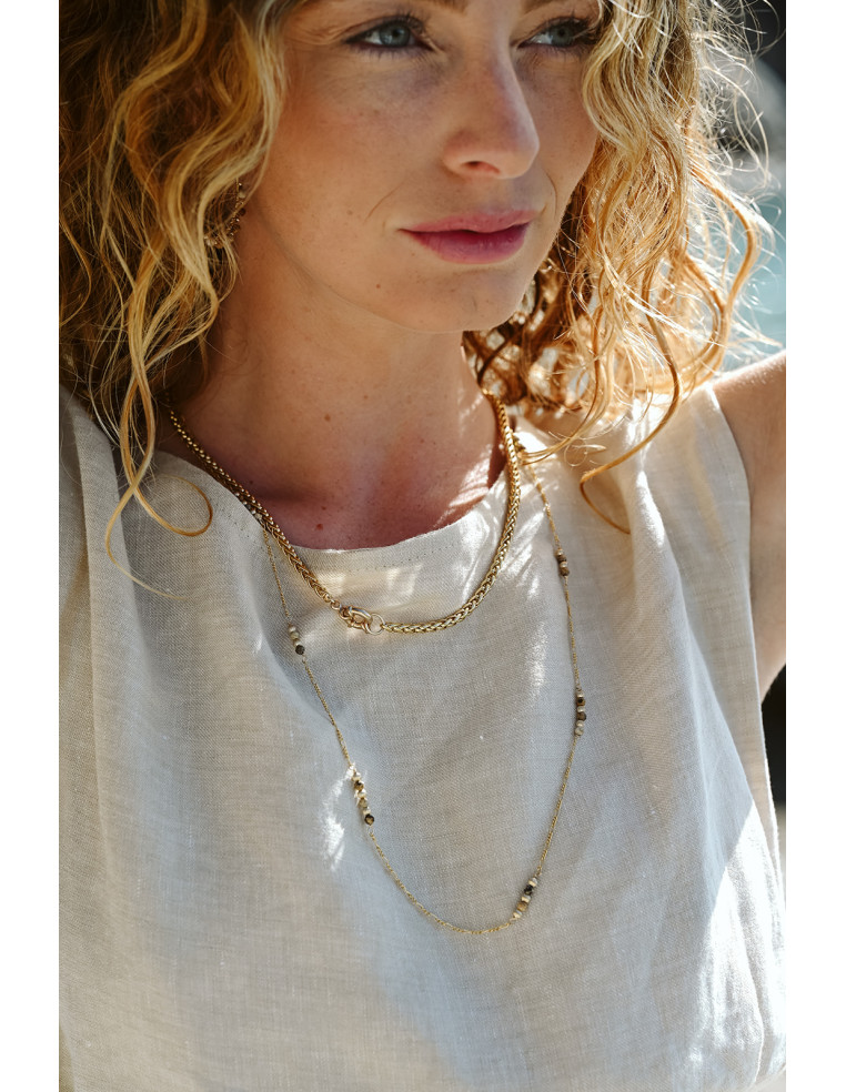 Collier Barry - Comptoir Doré - L'Atelier de Clotilde