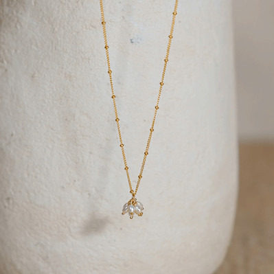Collier perles Célestin - Comptoir Doré - L'Atelier de Clotilde
