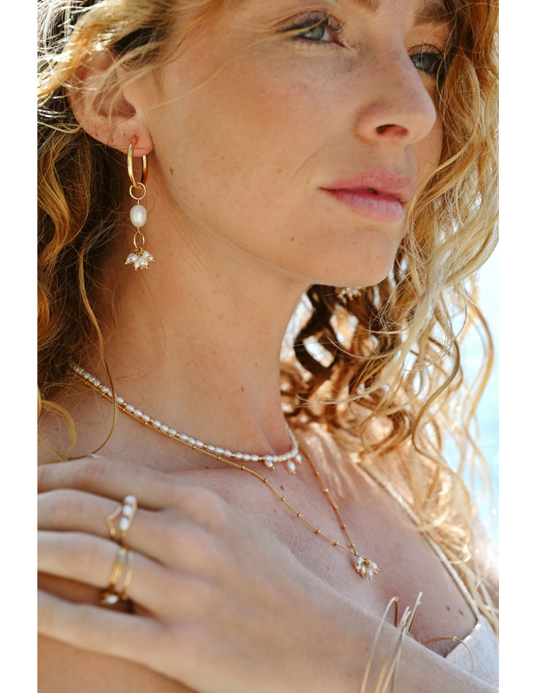 Collier perles Célestin - Comptoir Doré - L'Atelier de Clotilde