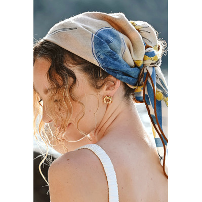 Clips d'oreilles plaqué or Adonis - Comptoir Doré - Beurlie 2