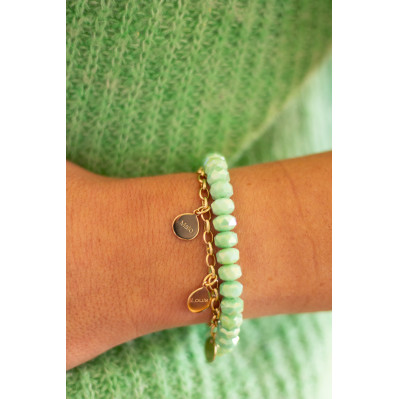 Bracelet chaîne maille et 1 à 10 médailles dorées gravées - Comptoir Doré 2