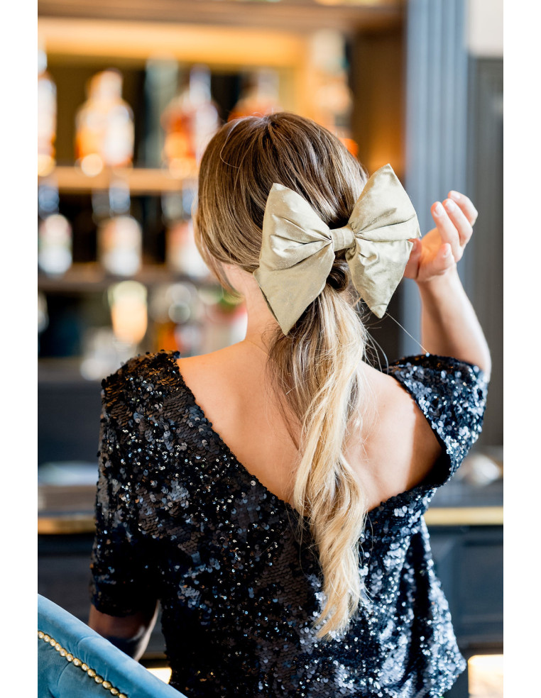 Nœud Scarlett Blanc - Bellemond - Comptoir Doré