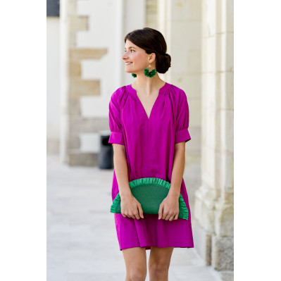 Pochette Lunéa Vert Foncé - Bellemond - Comptoir Doré 2
