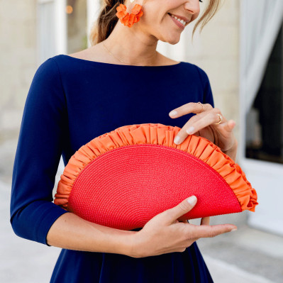 Pochette Lunéa Rouge - Bellemond - Comptoir Doré