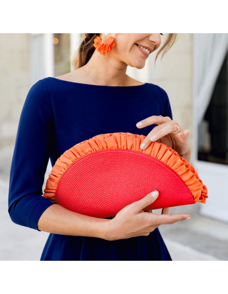Pochette Lunéa Rouge - Bellemond - Comptoir Doré