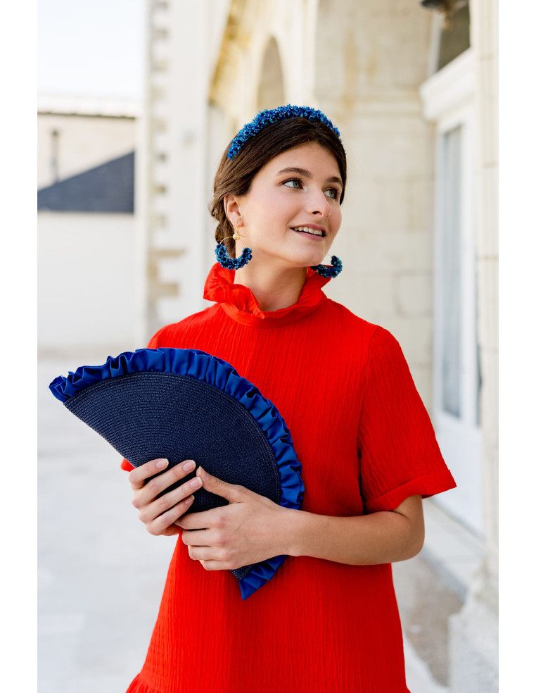 Pochette Lunéa Bleu Marine - Bellemond - Comptoir Doré