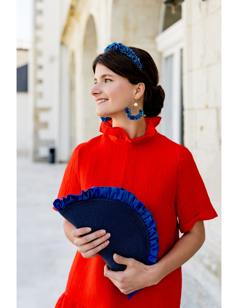 Pochette Lunéa Bleu Marine - Bellemond - Comptoir Doré