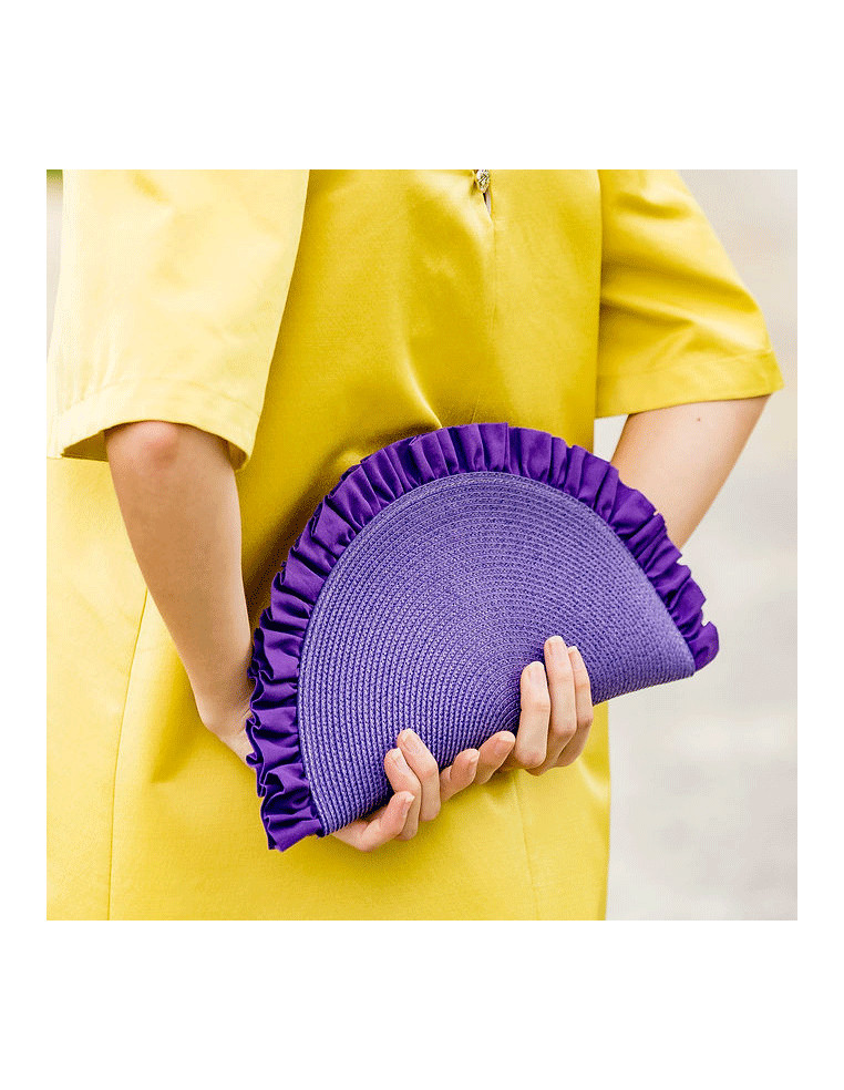 Pochette Lunéa Violet - Bellemond - Comptoir Doré