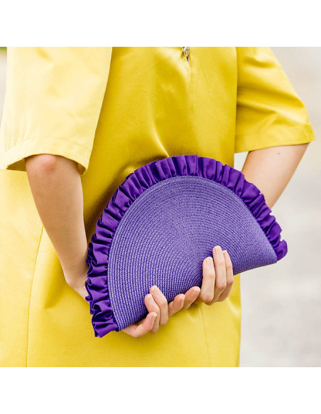 Pochette Lunéa Violet - Bellemond - Comptoir Doré