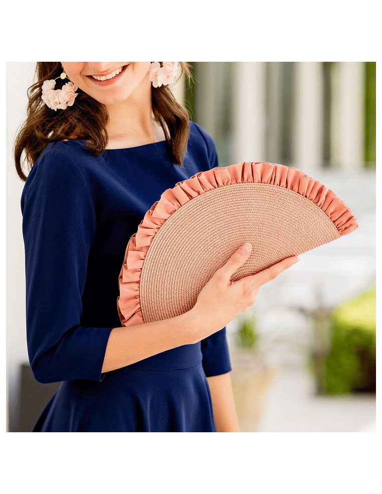 Pochette Lunéa Vieux Rose - Bellemond - Comptoir Doré