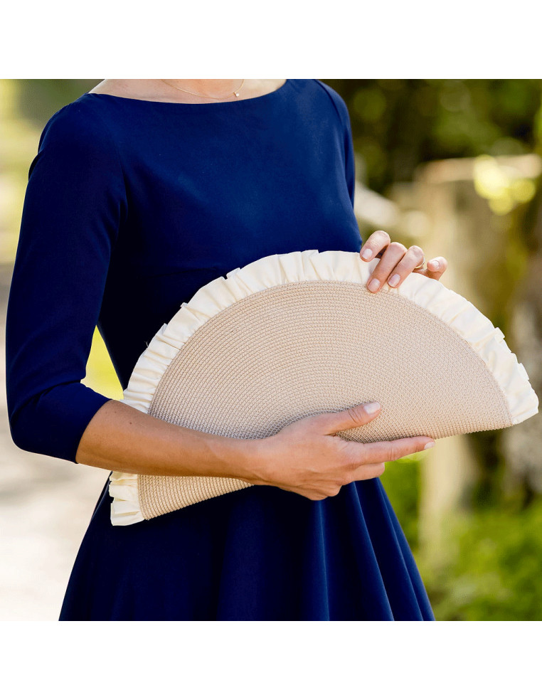 Pochette Lunéa Beige - Bellemond - Comptoir Doré