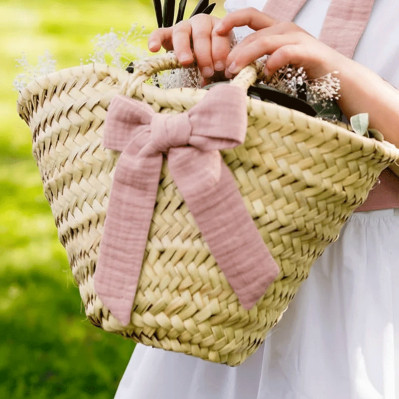 Panier Olivier Vieux Rose - Bellemond - Comptoir Doré