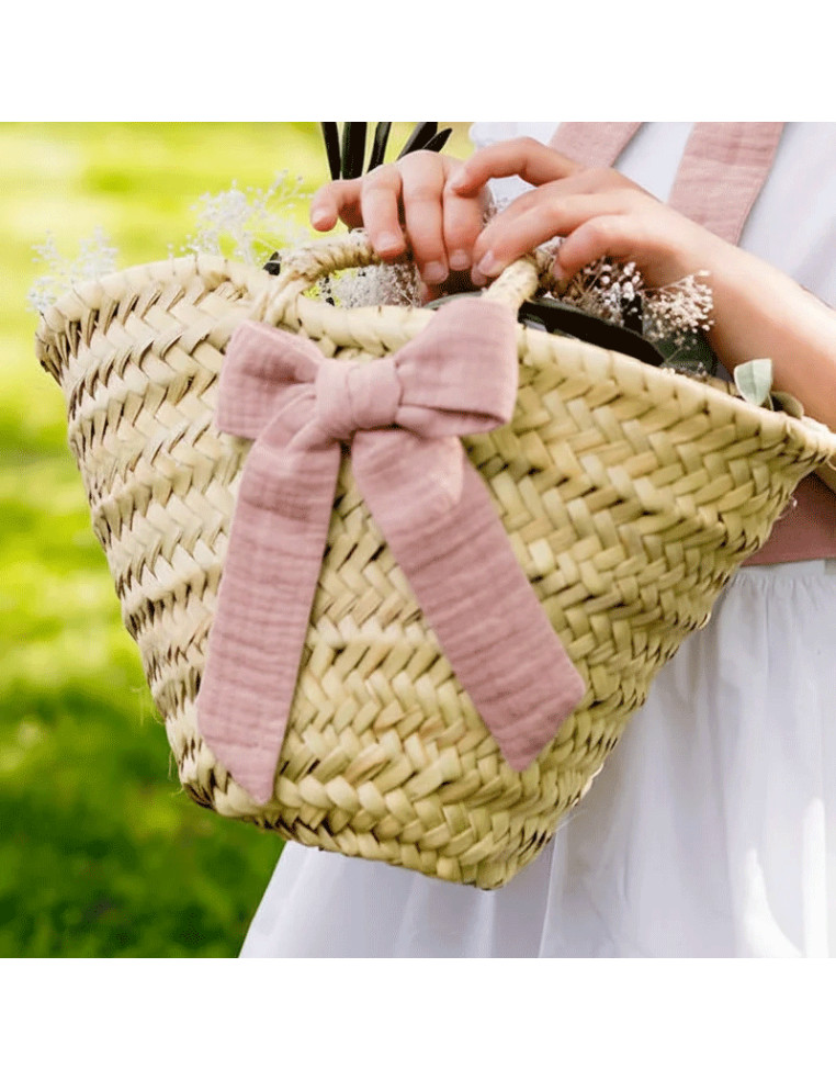 Panier Olivier Vieux Rose - Bellemond - Comptoir Doré
