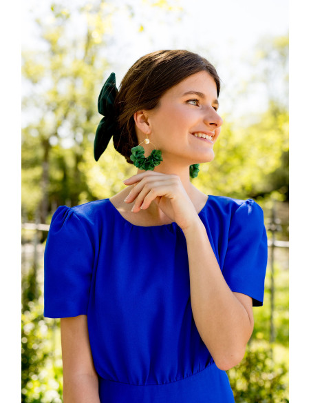 Boucles d'oreilles Liv hortensias stabilisées - Bellemond - Comptoir Doré