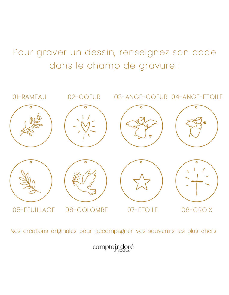 Dessins à graver - Comptoir Doré