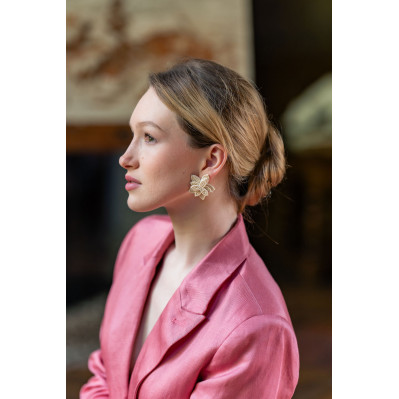 Boucles d'oreilles Rosa - Clarance Bijoux - Comptoir Doré 2
