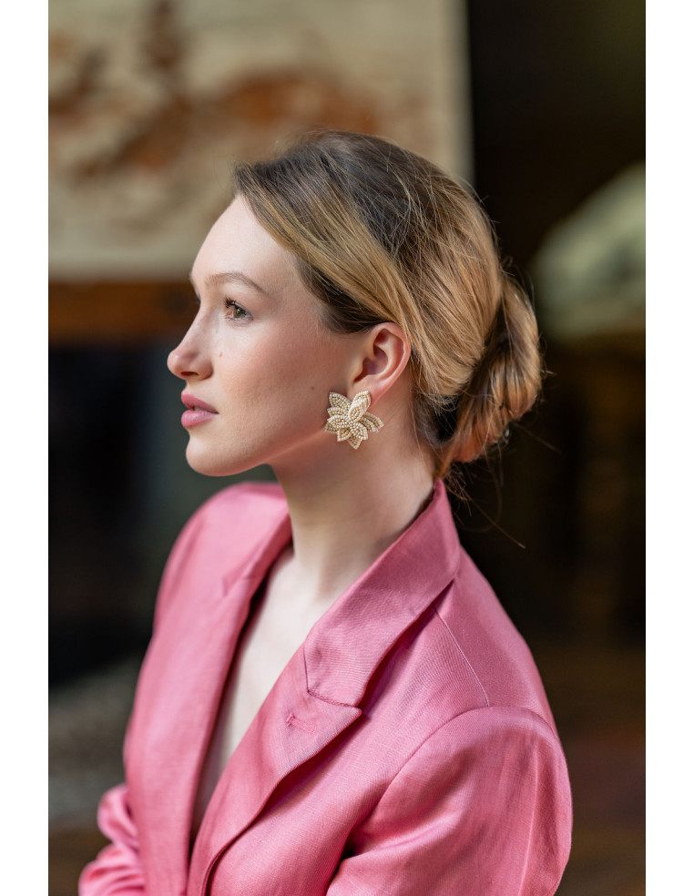 Boucles d'oreilles Rosa - Clarance Bijoux - Comptoir Doré